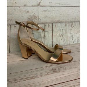 NWOB UNISA Rose Gold Daeicy Block Heel Sandals 8.5